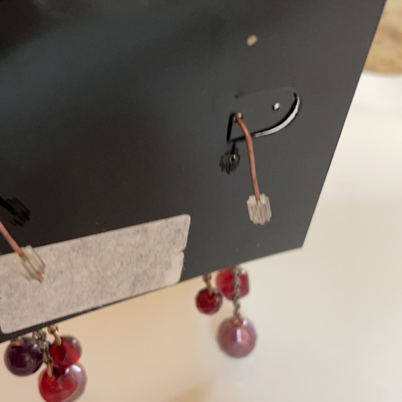 Cookie Lee Earrings- red - Picture 4 of 4